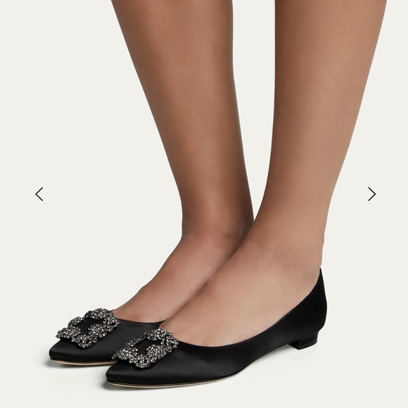 MANOLO BLAHNIK HANGISIFLAT size 7 brand new - Picture 2 of 8